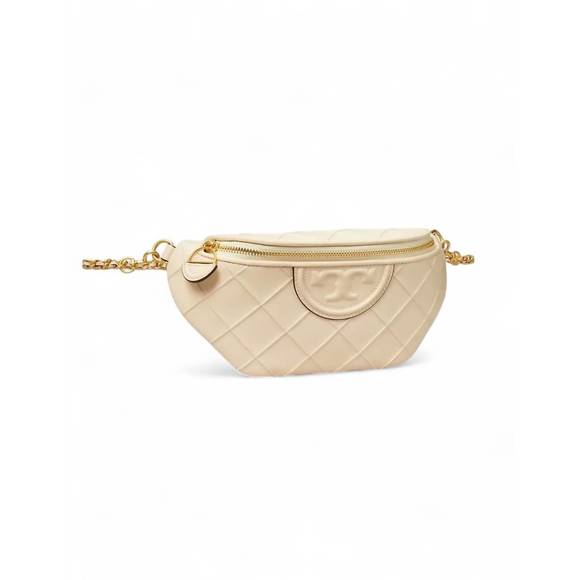 NEW TORY BURCH fleming soft convertible belt bag in cream - Picture 2 of 5